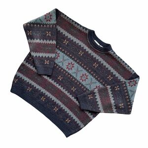 Vintage 90s South Western Pattern Tip Top Tailor Knit Sweater